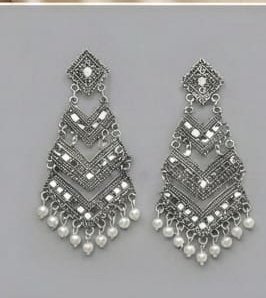 Gold Chandbali Jhumka